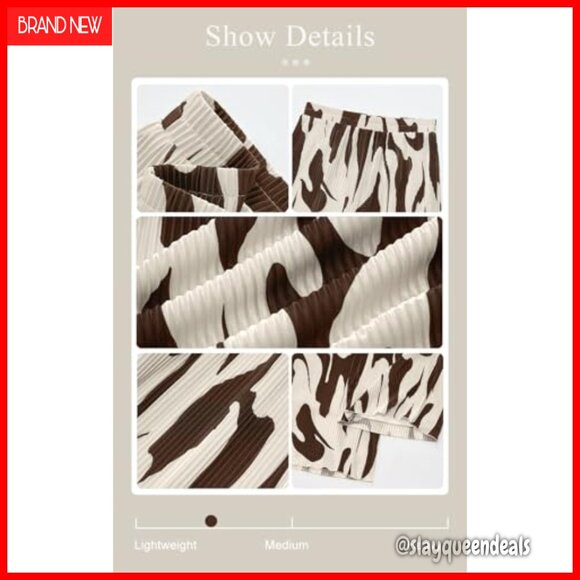 Wide Leg Palazzo Pants High Waist Pleated Lounge Casual Dressy - Picture 5 of 7